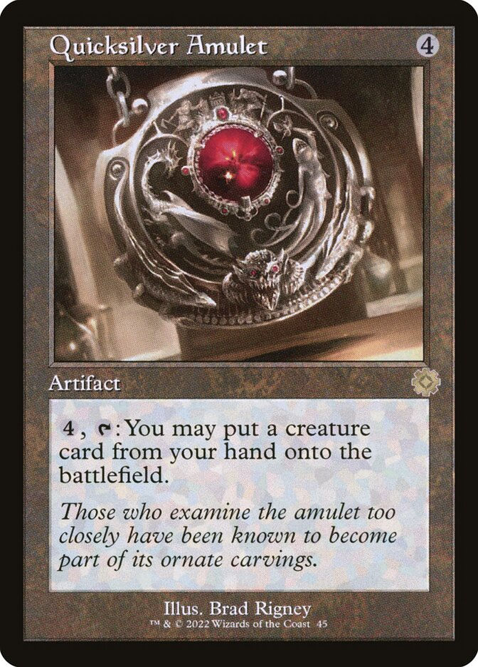 Quicksilver Amulet (BRR) (45)