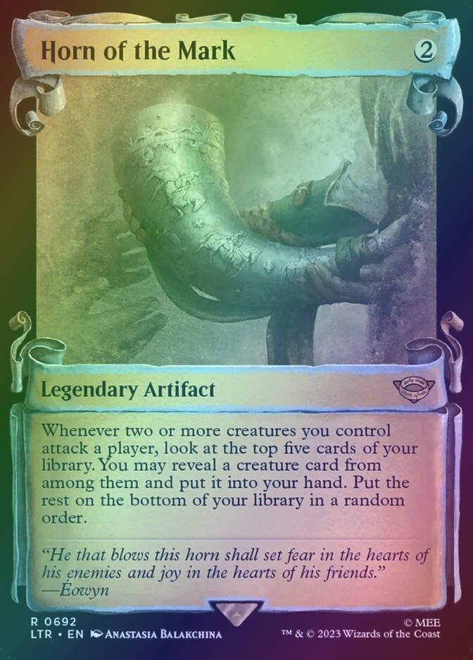 Horn of the Mark (LTR) (692) / Showcase / Foil