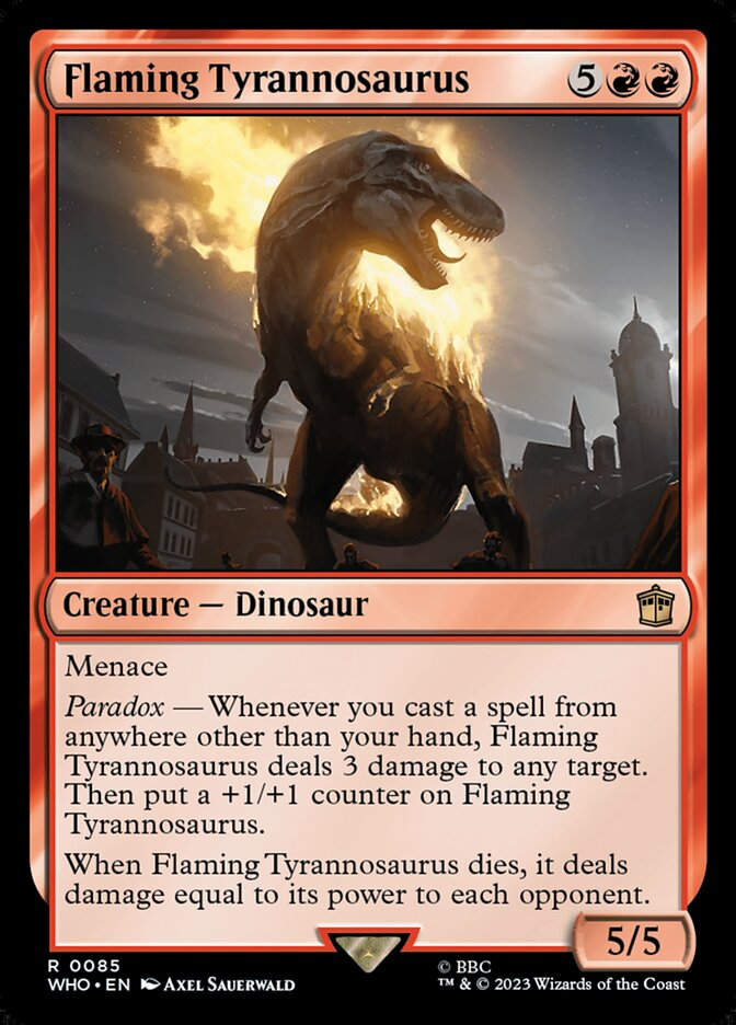 Flaming Tyrannosaurus (WHO) (85)