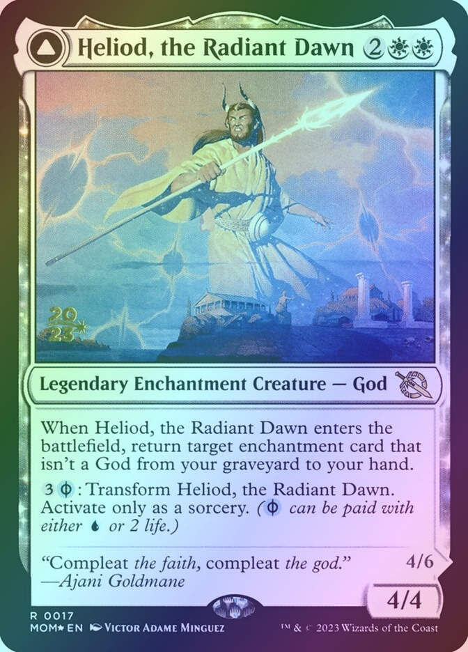 Heliod, the Radiant Dawn // Heliod, the Warped Eclipse (PMOM) (17s) / Foil