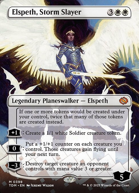 Elspeth, Storm Slayer (TDM) (398) / Borderless
