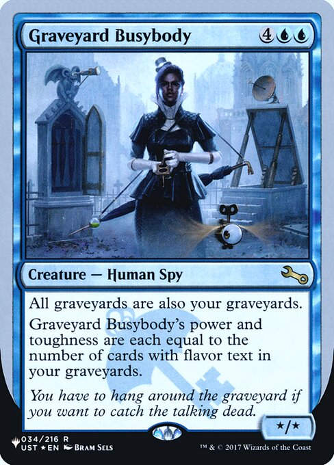 Graveyard Busybody (ULST) (15) / Foil