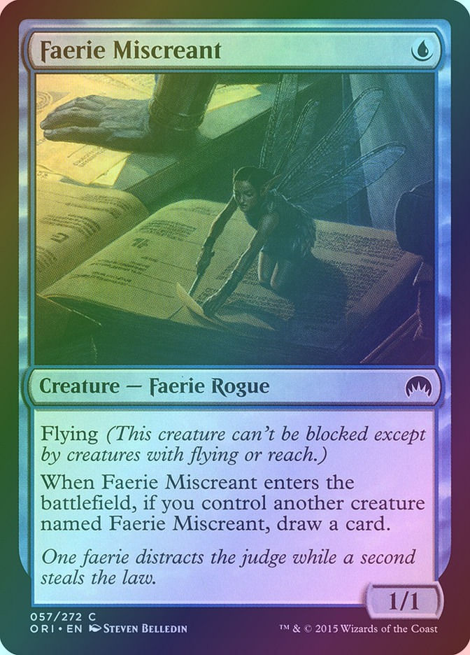 Faerie Miscreant (ORI) (57) / Foil