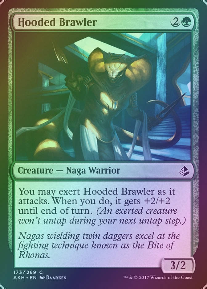 Hooded Brawler (AKH) (173) / Foil