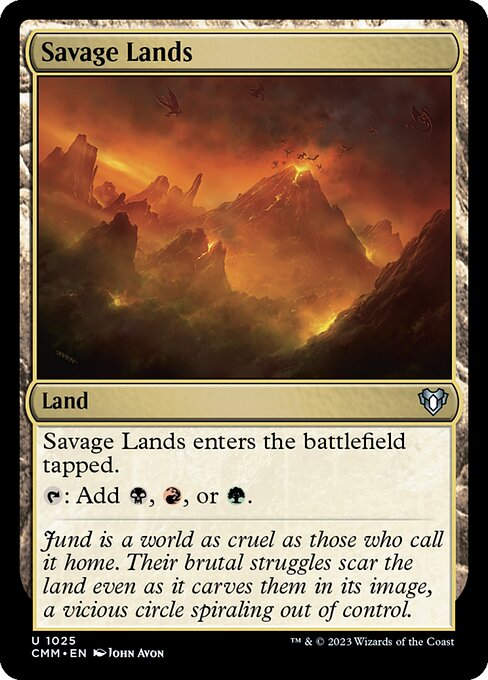 Savage Lands (cmm) (Commander Deck)