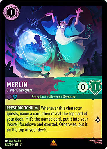 Merlin - Clever Clairvoyant (LOR_ARC) / Foil