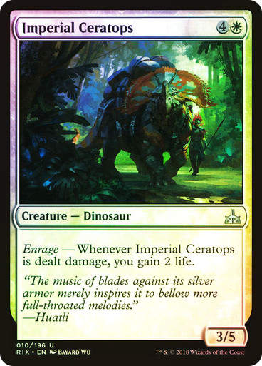 Imperial Ceratops (RIX) (10) / Foil