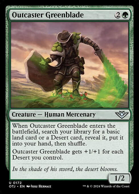 Outcaster Greenblade (otj) (172)