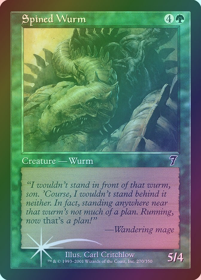 Spined Wurm (7ED) (270★) / Foil
