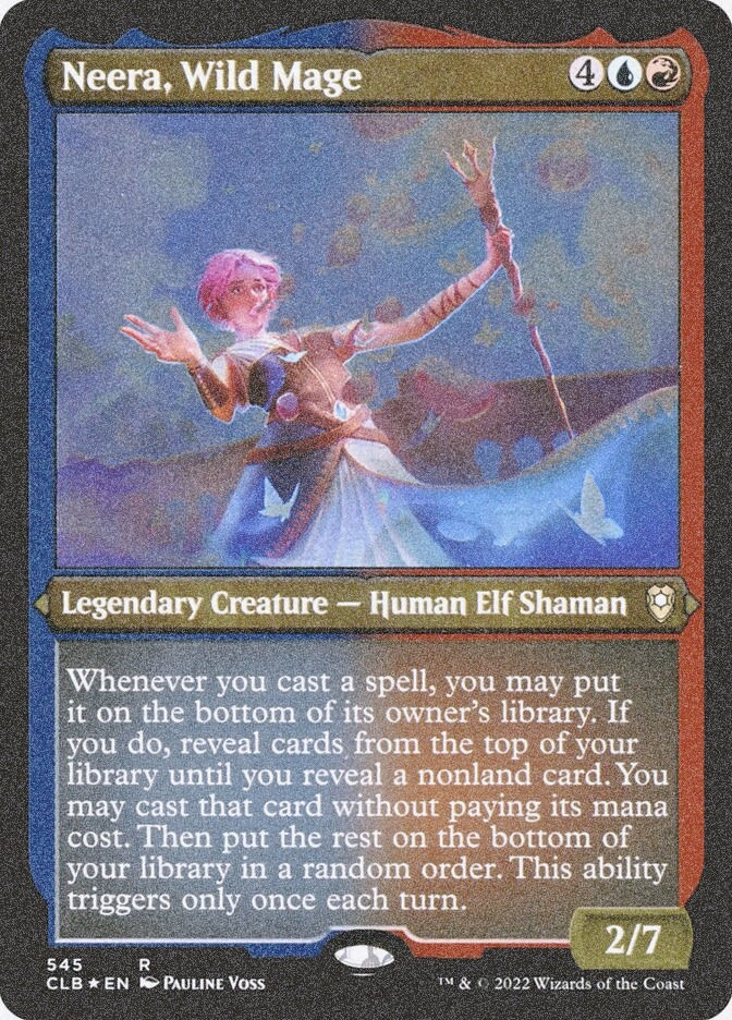 Neera, Wild Mage (CLB) (545) / Foil Etched