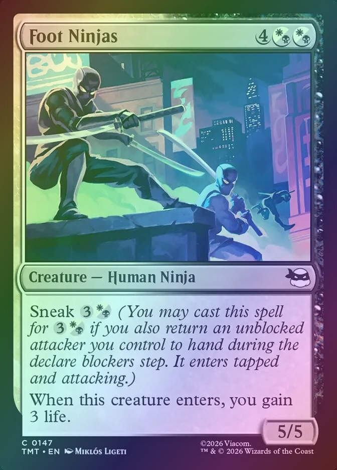 Foot Ninjas (TMT) (147) / Foil