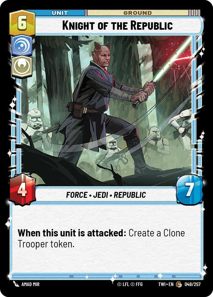 Knight of the Republic (TWI) (049/257) / Foil