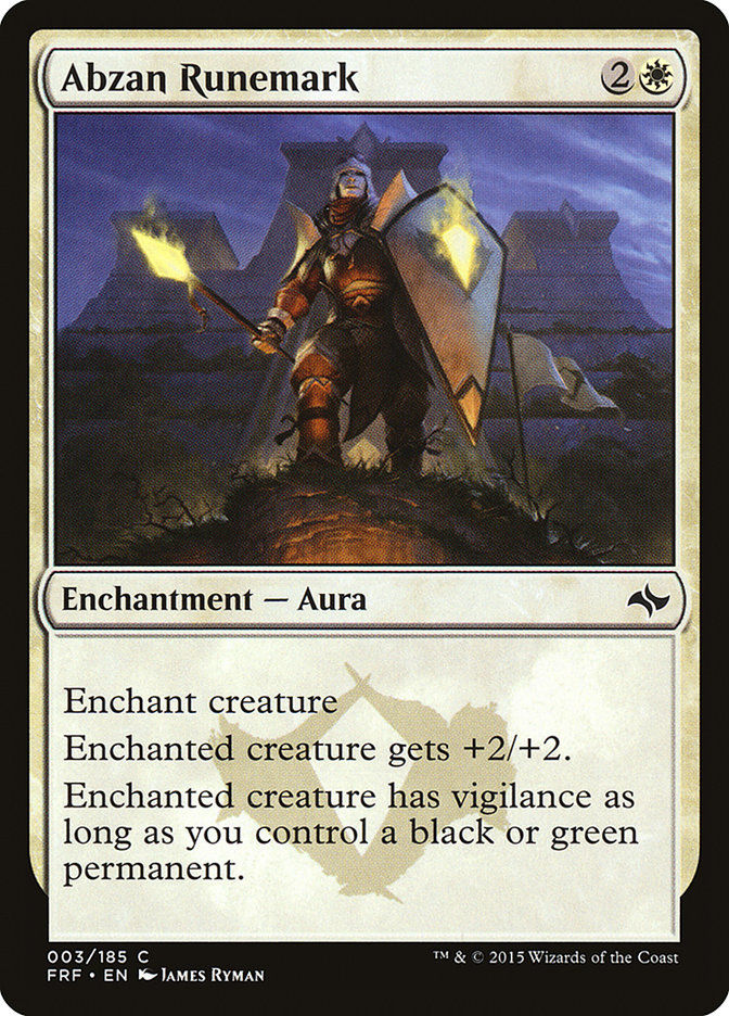 Abzan Runemark (FRF) (3)