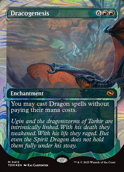 Dracogenesis (TDM) (412) / Ghostfire Halo Foil