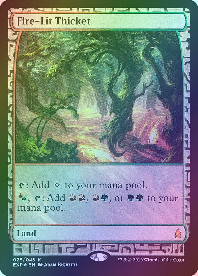 Fire-Lit Thicket (EXP) (29) / Foil