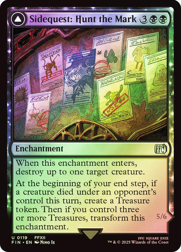 Sidequest: Hunt the Mark // Yiazmat, Ultimate Mark (FIN) (119) / Foil