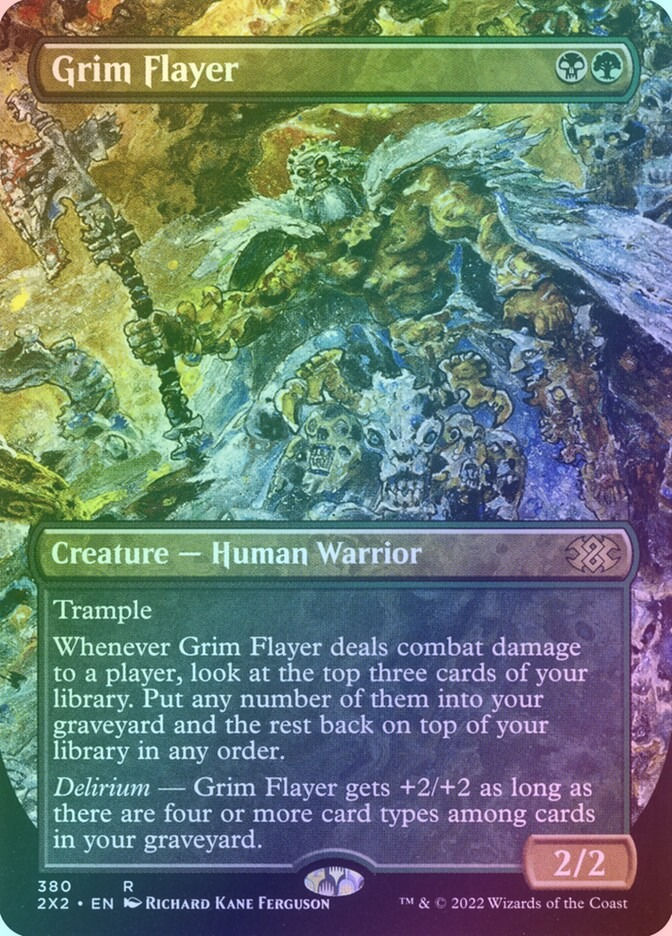Grim Flayer (2X2) (380) / Borderless / Foil