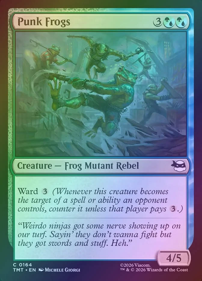Punk Frogs (TMT) (164) / Foil