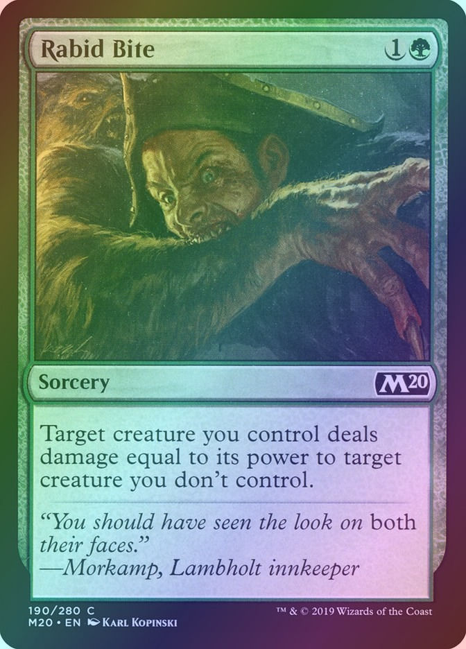 Rabid Bite (M20) (190) / Foil