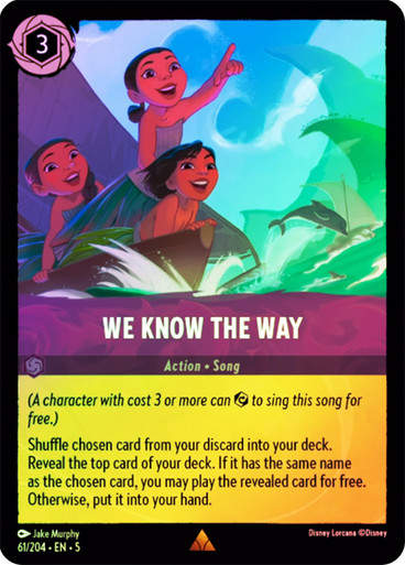 We Know the Way (LOR_SHS) / Foil