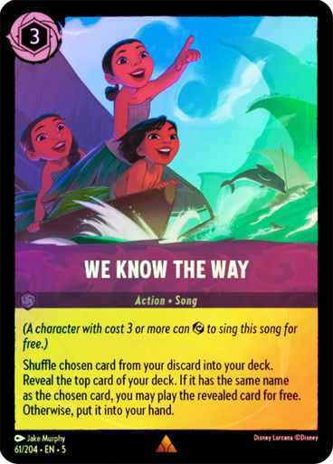 We Know the Way (LOR_SHS) / Foil