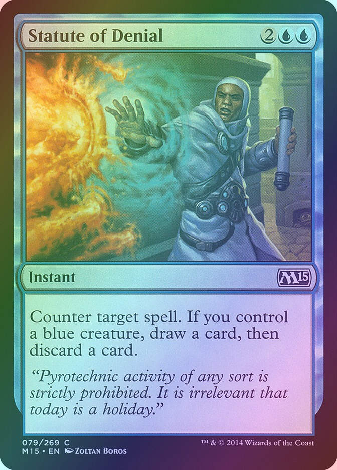 Statute of Denial (M15) (79) / Foil