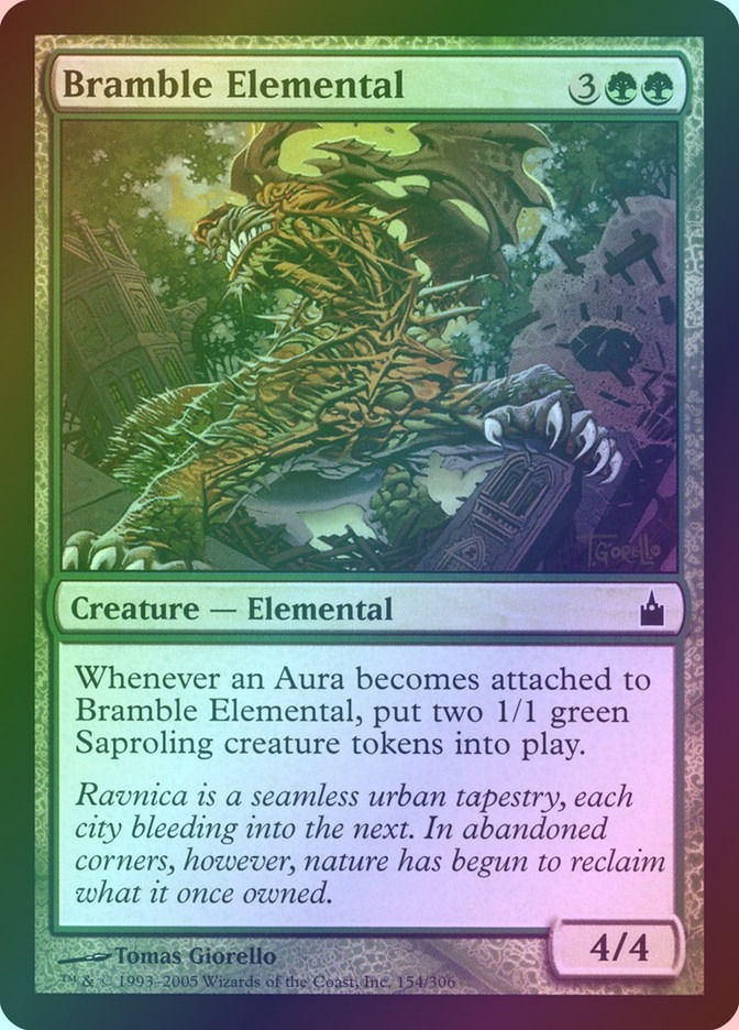 Bramble Elemental (RAV) (154) / Foil
