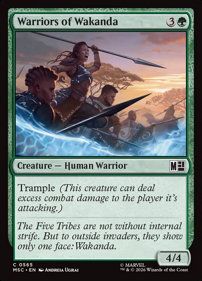 Warriors of Wakanda (MSC) (565)