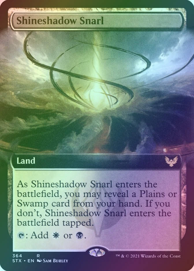 Shineshadow Snarl (STX) (364) / Extended Art / Foil