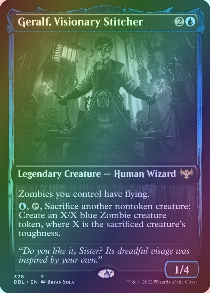 Geralf, Visionary Stitcher (DBL) (328) / Foil