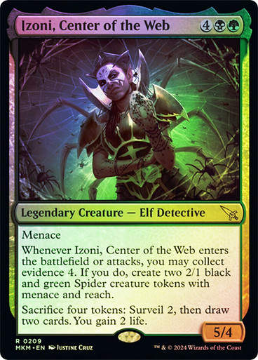 Izoni, Center of the Web (mkm) (209) / Foil