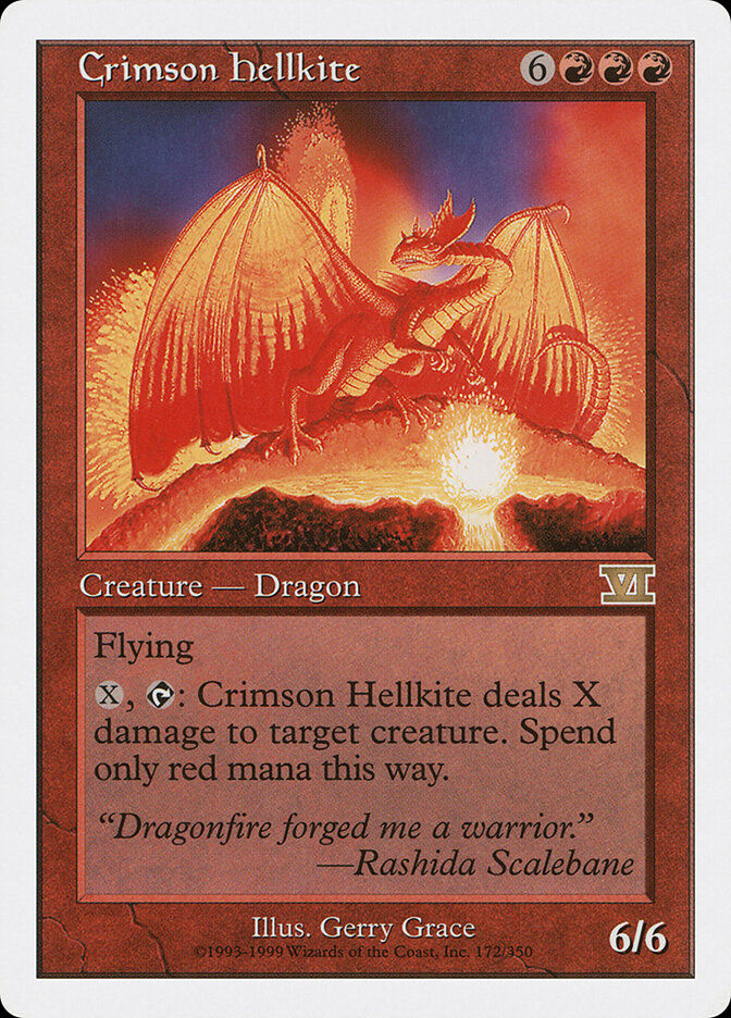 Crimson Hellkite (6ED) (172)