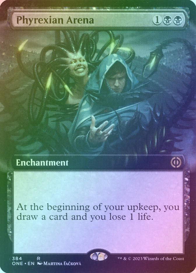Phyrexian Arena (ONE) (384) / Extended Art / Foil