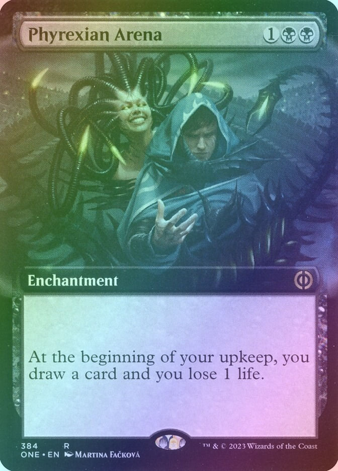 Phyrexian Arena (ONE) (384) / Extended Art / Foil