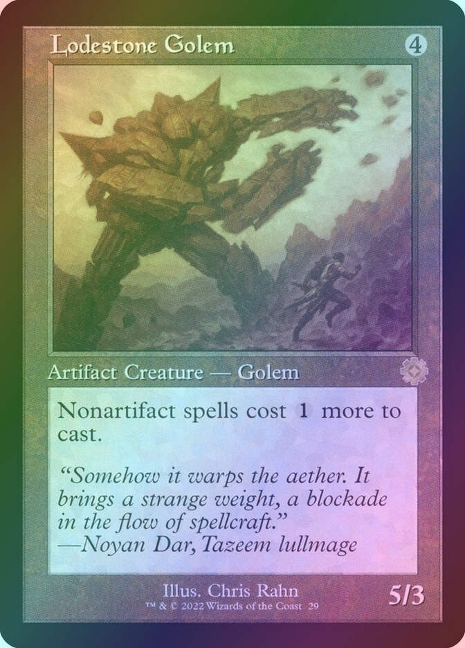 Lodestone Golem (BRR) (29) / Foil