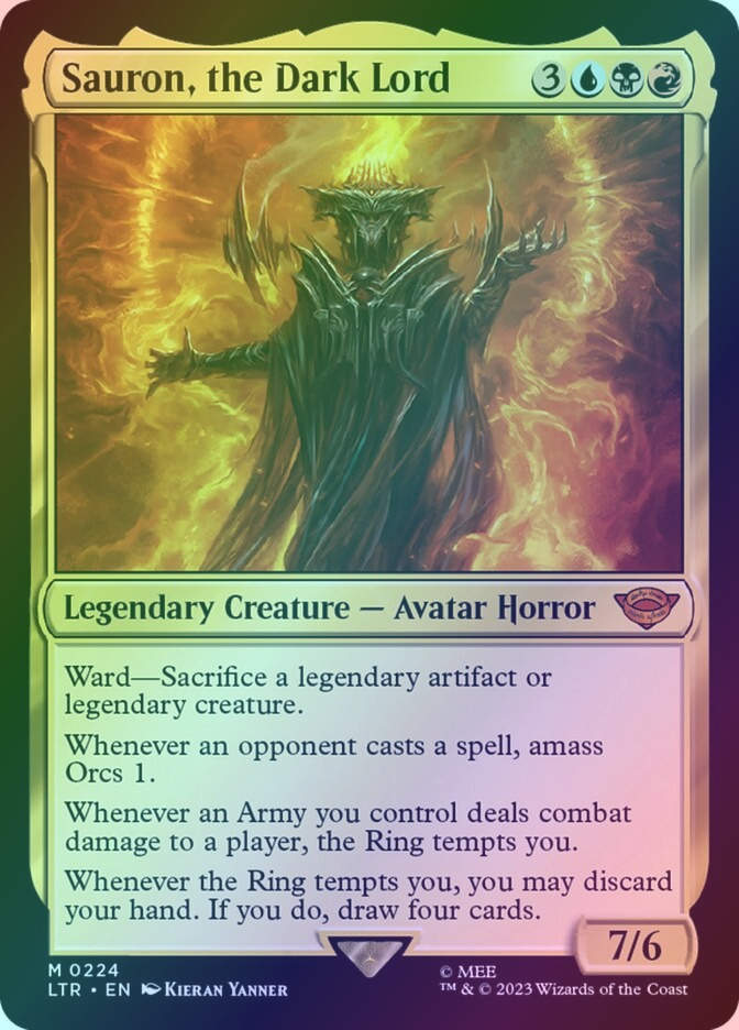 Sauron, the Dark Lord (LTR) (224) / Foil
