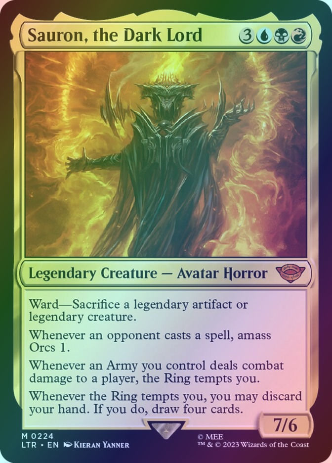 Sauron, the Dark Lord (LTR) (224) / Foil
