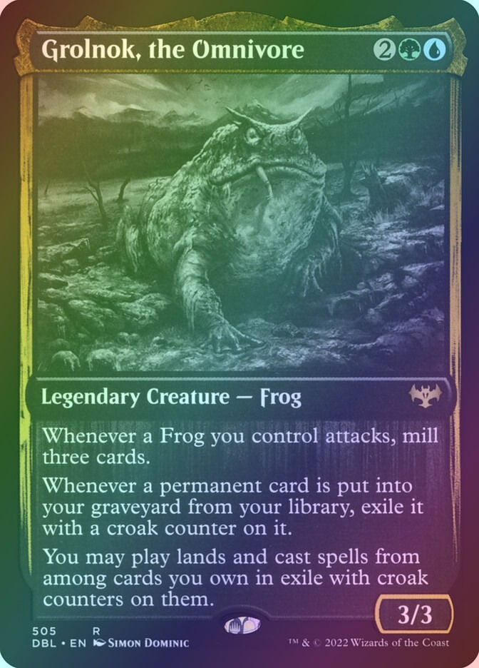 Grolnok, the Omnivore (DBL) (505) / Foil