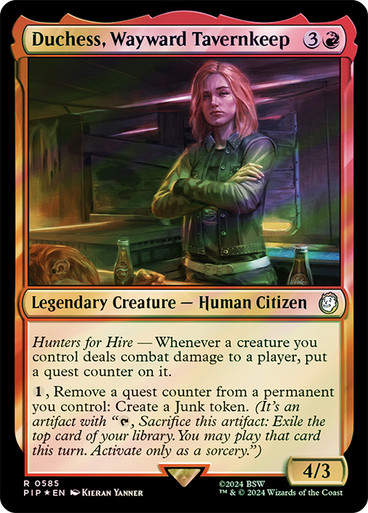 Duchess, Wayward Tavernkeep (pip) (585) / Surge Foil