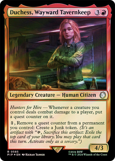 Duchess, Wayward Tavernkeep (pip) (585) / Surge Foil