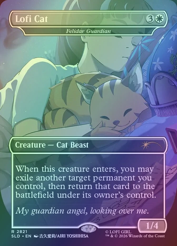 Felidar Guardian (SLD) (2821) / Borderless / Foil