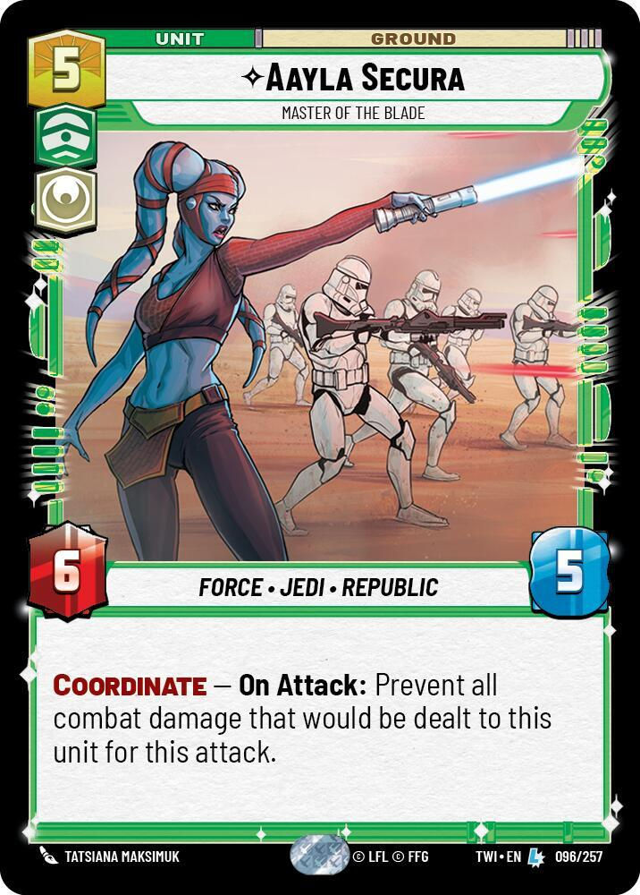 Aayla Secura - Master of the Blade (TWI) (096/257)