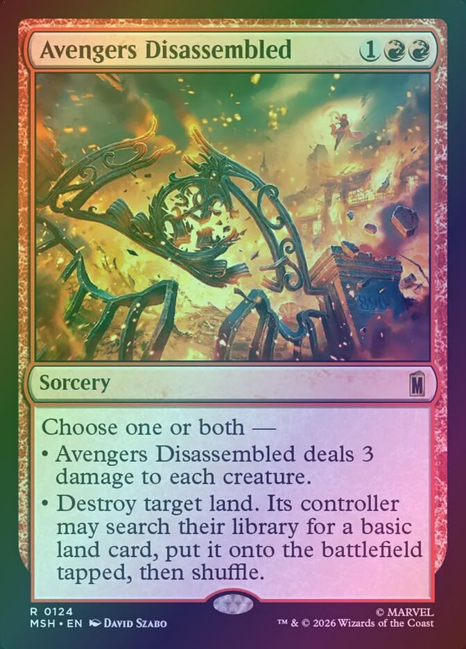 Avengers Disassembled (MSH) (124) / Foil