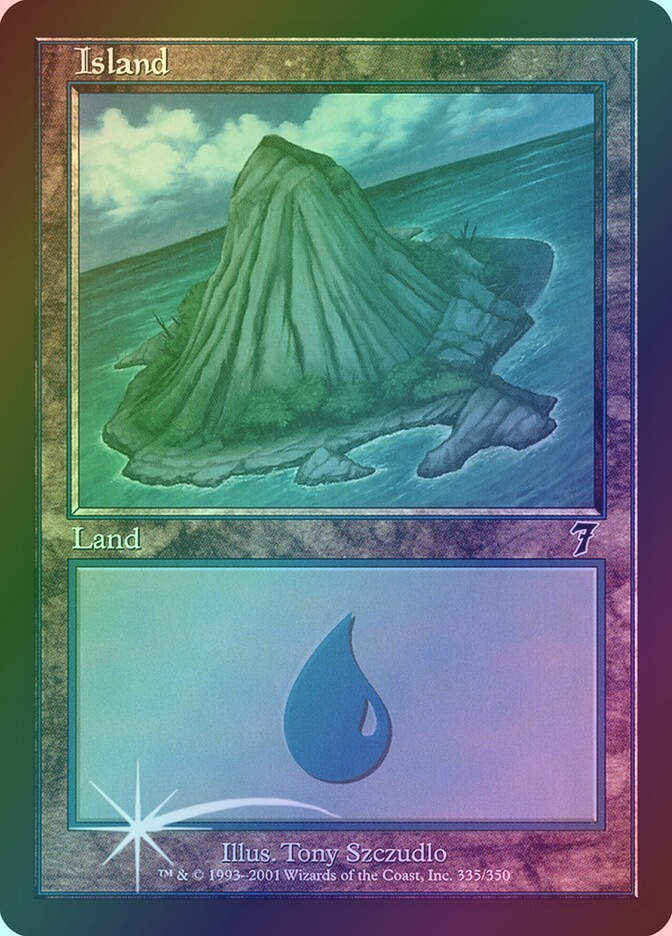 Island (7ED) (335★) / Foil