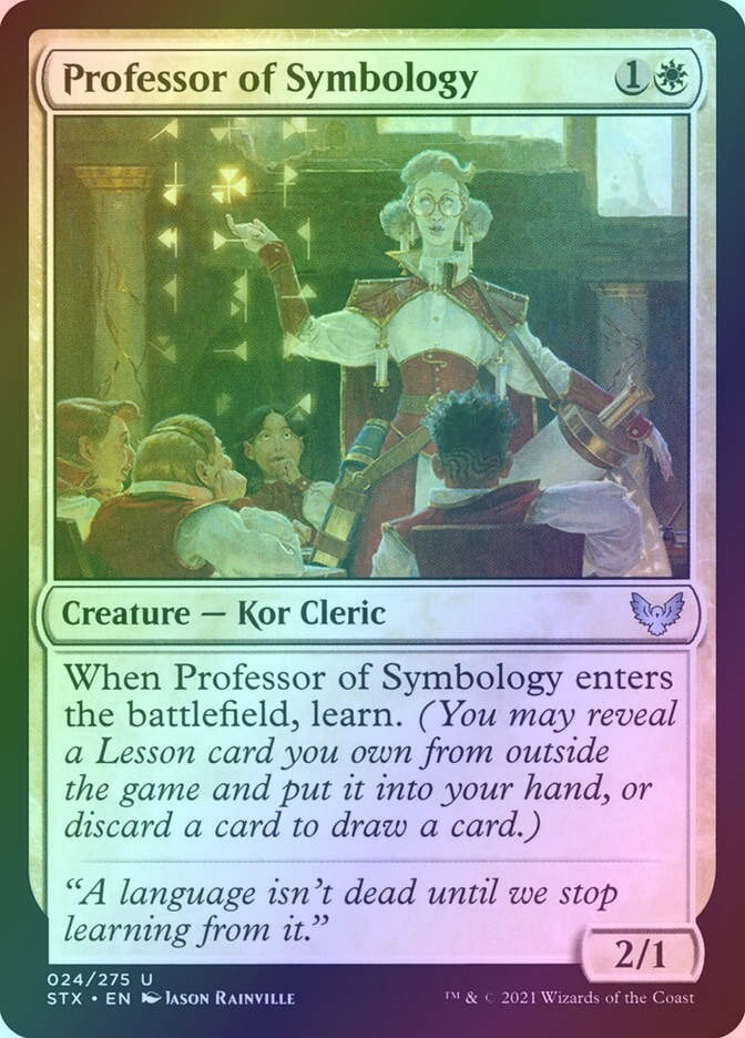Professor of Symbology (STX) (24) / Foil