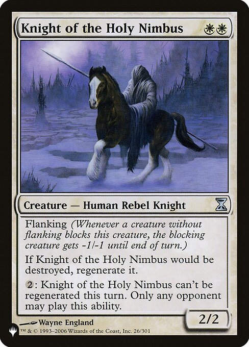Knight of the Holy Nimbus (PLST) (TSP-26)