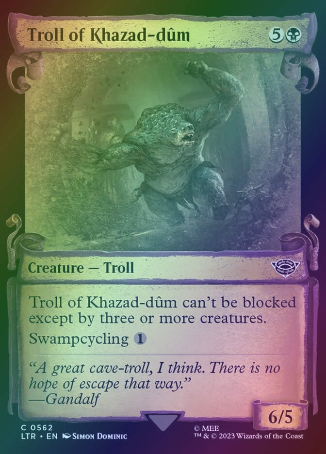 Troll of Khazad-dûm (LTR) (562) / Showcase / Foil