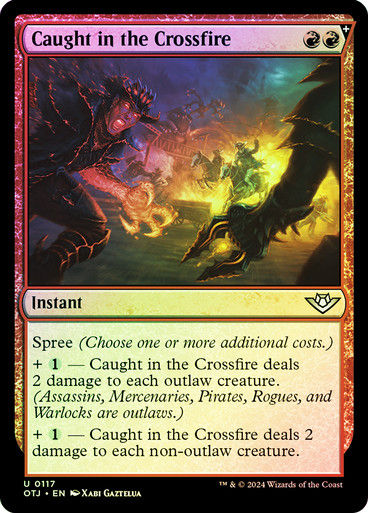 Caught in the Crossfire (otj) (117) / Foil