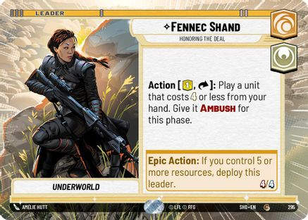 Fennec Shand - Honoring the Deal (Hyperspace) (SHD_#295)