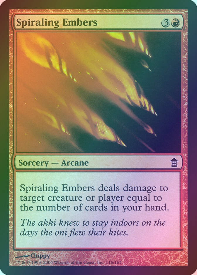Spiraling Embers (SOK) (116) / Foil